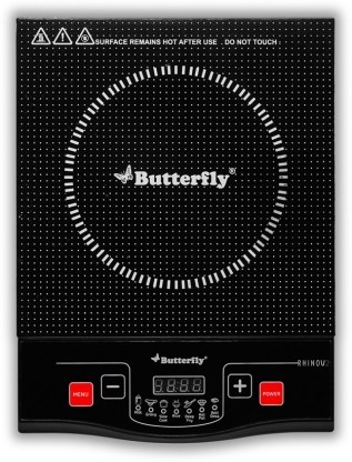 Buy Butterfly RHINO V2 Induction Cooktop  (1600W, Black, Push Button) on EMI