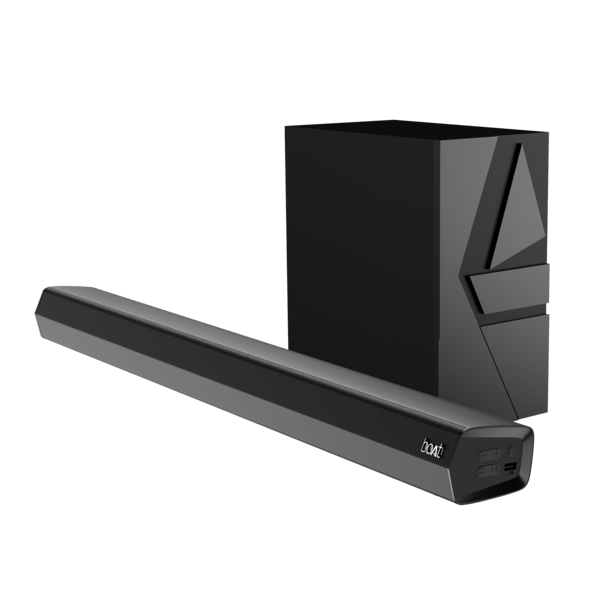 Buy boAt Aavante Bar 2000 Pro Bluetooth Soundbar with Wireless Subwoofer, 200W RMS boAt Signature Sound, Multiple EQ Mode, BT v5.3 Black on EMI