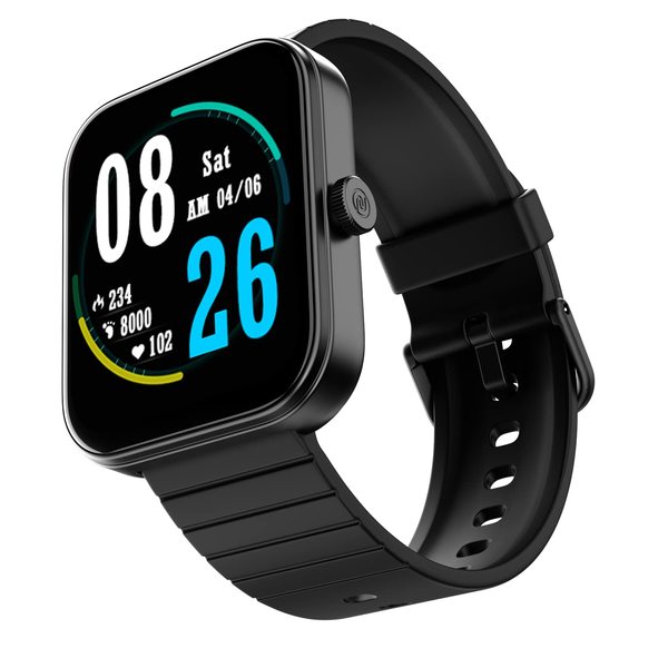 Buy Noise ColorFit Pulse 3 with 1.96" Biggest Display Bluetooth Calling Smart Watch, Premium Build, Auto Sport Detection & 170+ Watch Faces Smartwatch for Men & Women (Jet Black) on EMI