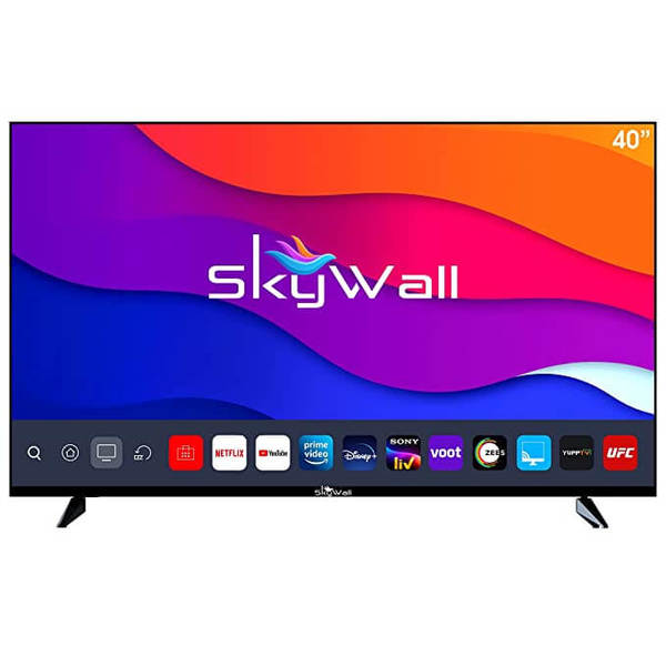 Buy SkyWall 102 cm (40 inches) Full HD Smart LED TV 40SWRR With Black (Frameless Edition) (Dolby Audio) on EMI