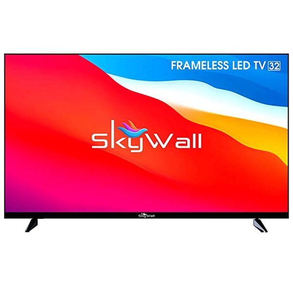 Buy SkyWall 80 cm (32 inches) HD Ready LED TV 32SWATV With A+ Grade Panel (Slim Bezels) (Black) on EMI