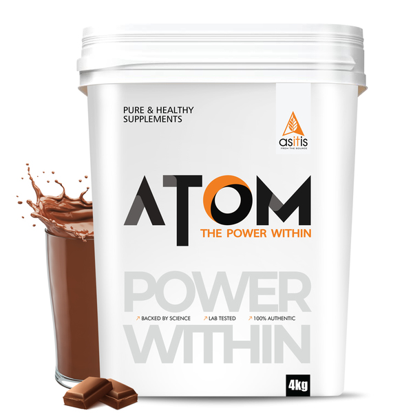 Buy AS-IT-IS ATOM Weight Gainer 4kg - Double Rich Chocolate Flavor on EMI