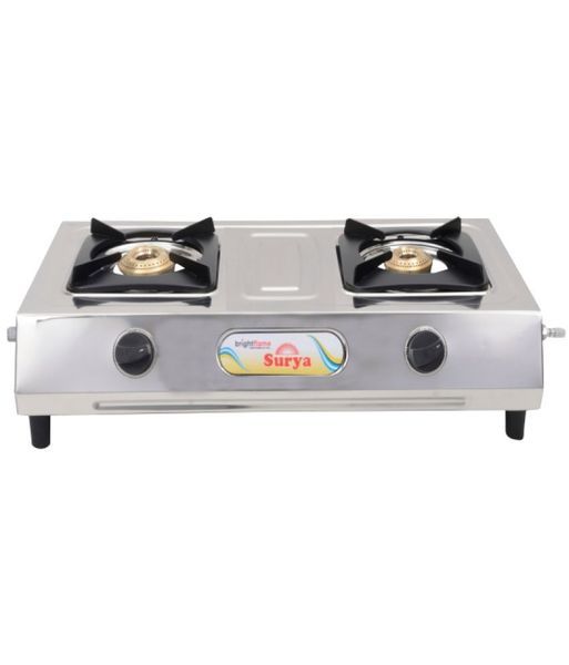 Buy Brightflame - Stainless Steel 2 Burners Gas Stove on EMI