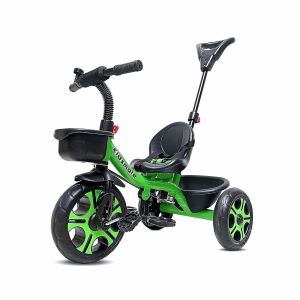 Buy Kidsmate Junior Plug N Play Kids/Baby Tricycle with Parental Control, Storage Basket, Cushion Seat and Seat Belt for 12 Months to 48 Months Boys/Girls/Carrying capacityupto30Kgs on EMI