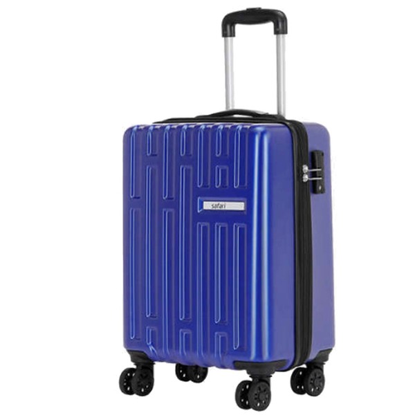 Buy Safari Polycarbonate Cargo Neo Hard Luggage With Tsa Lock And Dual Wheels Medium (Metallic Blue) ( Size : 71 x 50 x 29 inch) on EMI