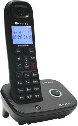 Buy Beetel X92 Cordless Landline Phone(Black) on EMI