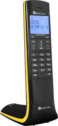 Buy Beetel X95 Cordless Landline Phone(Black/Yellow) on EMI