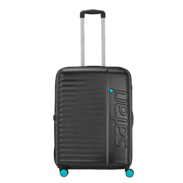 Buy Safari Polycarbonate Ignite Hard Luggage With Tsa Lock And Dual Wheels (Medium) (Black) ( Size : 71 x 50 x 29 inch) on EMI