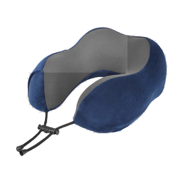 Buy Safari Polyester Curve Ergonomic Neckpillow With Washable Cover (Blue) (Size: 30 X 28 X 13 cm) on EMI