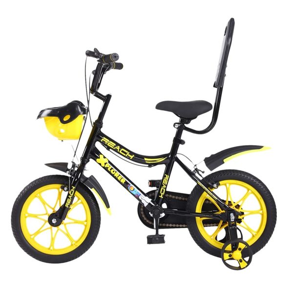 Buy Reach Xplorer 14T Juniors Kids Cycle with ?Training Wheels, for Boys & Girls | 90% Assembled | Frame Size:12 Inch | Ideal for Height: 3 ft + | Ideal for Ages 2-5 Years on EMI