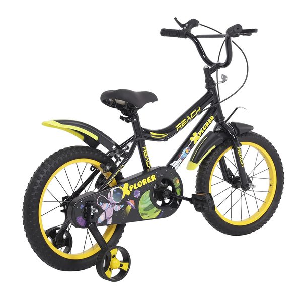 Buy Reach Xplorer Kids Cycle 16T with Training Wheels | for Boys and Girls | 90% Assembled | Frame Size: 12" | Ideal for Height: 3 ft 8 inch+ | Ideal for Ages 4-8 Years on EMI