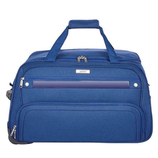 Buy Safari Polyester Power Rolling Duffle Large (Navy Blue) ( Size : 68 x 34 x 37 inch) on EMI