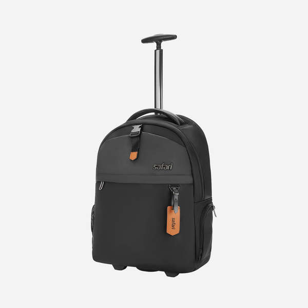 Buy Safari 20 L Polyester Trooper Travel Backpack With Trolley (Black) (Size: 41 x 36 x 19 cm) on EMI