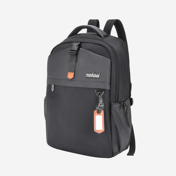 Buy Safari 20 L Polyester Trooper Formal Backpack (Black) (Size: 43 x 31 x 15 cm) on EMI
