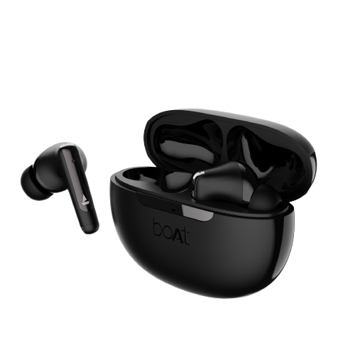 Buy Boat Airdopes 141Anc Wireless Earbuds With Active Noise Cancellation Up To 32Db 42H Playback Beast Mode Gunmetal Black on EMI