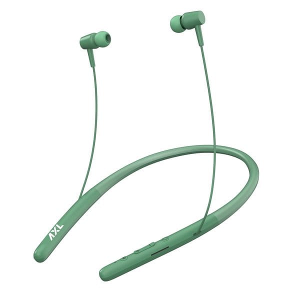 Buy Axl Abn02 V5.0 Bluetooth Wireless In Ear Earphones With Mic With Fast Charging, Upto 15 Hour Playtime, 10Mm Extra Bass Drivers With Hd Sound, Magnetic And Micro Sd Support (Green) on EMI