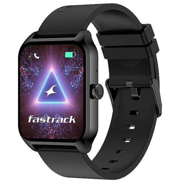Buy Fastrack Reflex Beat Pro Smart Watch|SingleSync BT Calling|Large 1.75" Super UltraVU Display|Highest 320x390 Pixel Resolution|110+ Sports Modes|Nitrofast Charging|Calculator|Passcode Protection- Black Color on EMI