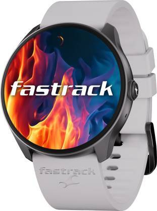 Buy Fastrack Limitless FR1 Pro|1.3Inch AMOLED display with 600 Nits|Advanced BT Calling Chipset Smartwatch(Grey Strap, Free Size) on EMI