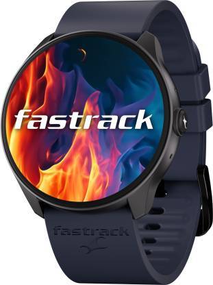 Buy Fastrack Limitless FR1 Pro|1.3Inch AMOLED display with 600 Nits|Advanced BT Calling Chipset Smartwatch(Gery+Blue, Free Size) on EMI