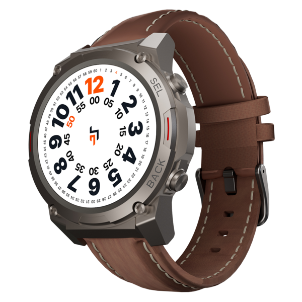 Buy Crossbeats Armour Dive Bluetooth Calling 1.43inch Display Smart Watch  (Walnut Brown) on EMI