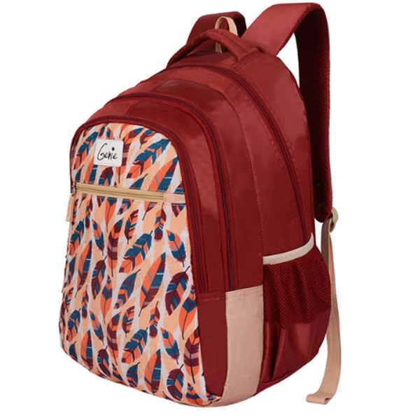 Buy Genie Blush School Backpack - Maroon on EMI