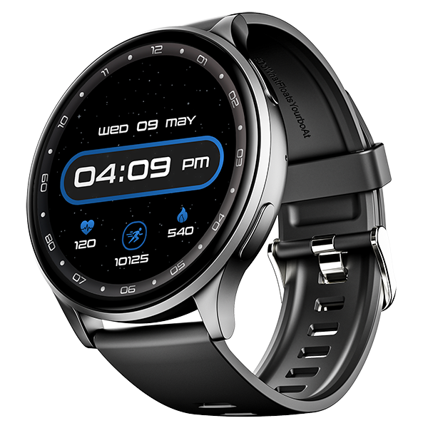 Buy boAt Lunar Orb Smartwatch with 1.45" Amoled Display, BT Calling, Crest+ OS, Watch Face Studio (Active Black) on EMI