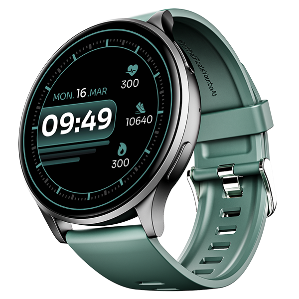 Buy boAt Lunar Orb Smartwatch with 1.45" Amoled Display, BT Calling, Crest+ OS, Watch Face Studio (Pastel Green) on EMI