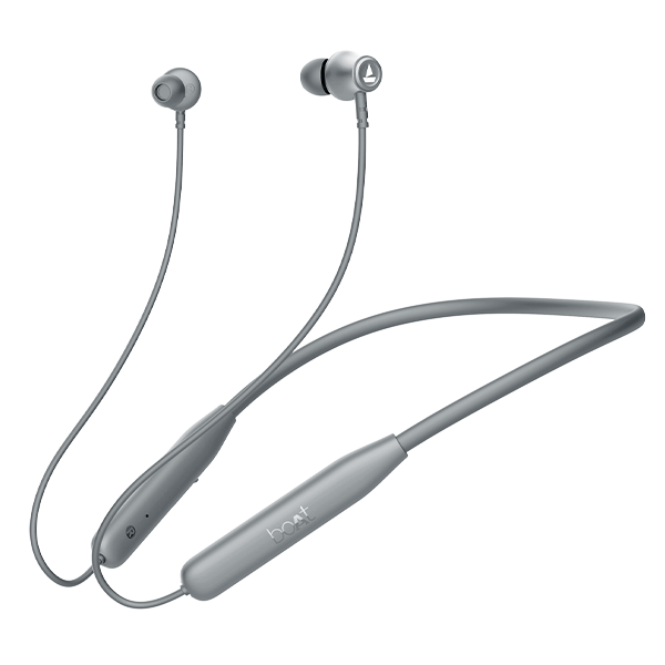 Buy boAt Rockerz 111 Wireless Neckband with 40H Playback, ASAP™ Charge, Dual Pairing, ENx™ Technology (Ash Grey) on EMI