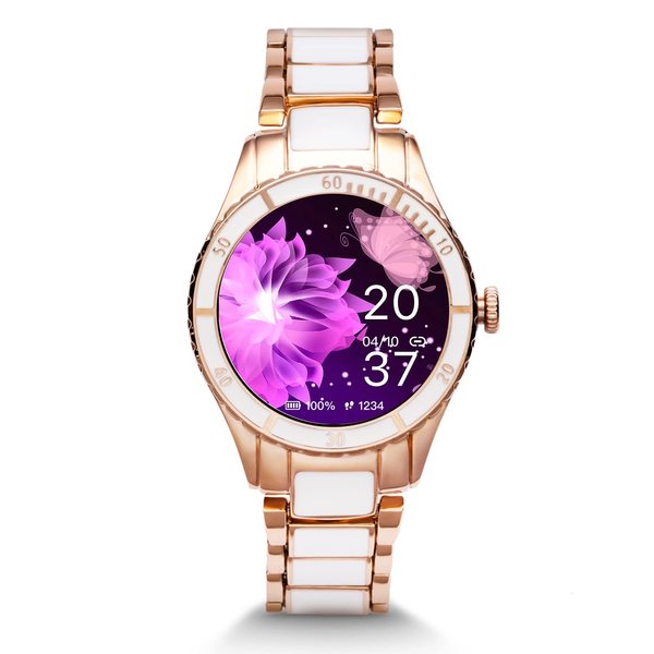 Buy Vibez by Lifelong Cacia Women Smartwatch Bluetooth Calling 1.09" Hd Display|24X7 Heart Rate & Spo2 Tracking, Sleep Monitor|Ip67|8+ Sports Mode|3 Days Battery Backup(Vbsww810, White) on EMI