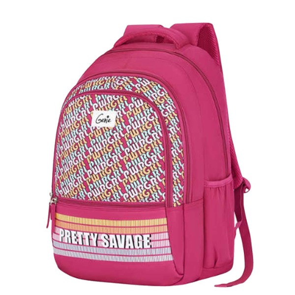 Buy Genie Girl Power Laptop Backpack - (Pink) on EMI