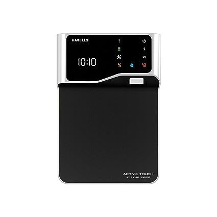 Buy Havells Active Touch HOT| WARM|AMBIENT (HWA) UV Water Purifier with Auto Diagnostic, Maintenance alerts (Black) on EMI