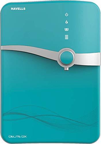 Buy Havells Delite DX Water Purifier, Triple Protection Tech. (RO+UV+UV LED)|24*7 Tank Sanitization|Copper+Zinc+pH Balance+natural minerals|8 stage Purification|6.5L Stainless Steel tank (Green and White) on EMI