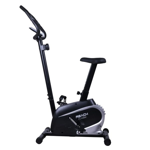 Buy Reach B-201 Smart Exercise Cycle with 4kg Flywheel | Indoor Upright Stationary Bike | 8 Levels of Adjustable Magnetic Resistance with Cushioned Seat | LCD Screen | Max User Weight 110kg on EMI