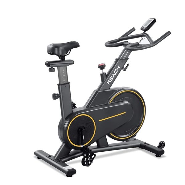 Buy Reach Cruiser Spin Exercise Bike for at Home Fitness | Indoor Exercise Cycle for weight loss with Adjustable Magnetic Resistance Perfect Home Gym Equipment on EMI