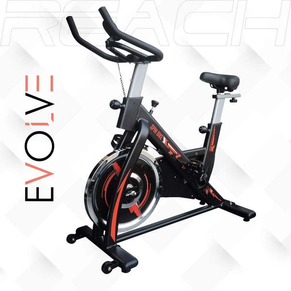 Buy Reach Evolve Spin Bike | Best Exercise Cycle for Cardio and Weight Loss Spinning Bike for Home Gym on EMI