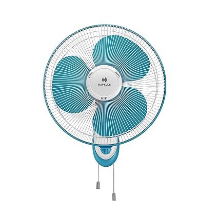 Buy Havells 400 Mm Gatik Neo White-Aqua Wall Fan on EMI