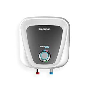 Buy Crompton Solarium Care 15-L 5 Star Storage Water Heater (Geyser) With Rust Proof Plastic Body (White), Wall Mounting on EMI