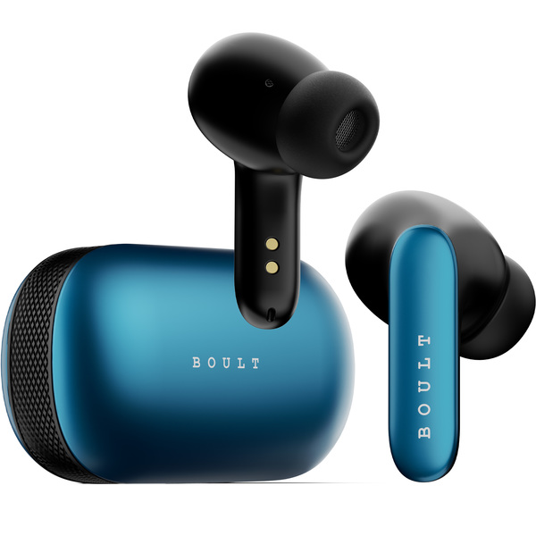 Buy GOBOULT AirBass Y1 Pro with 60H Playtime, Quad Mic AI-ENC, Made in India (Blue) on EMI