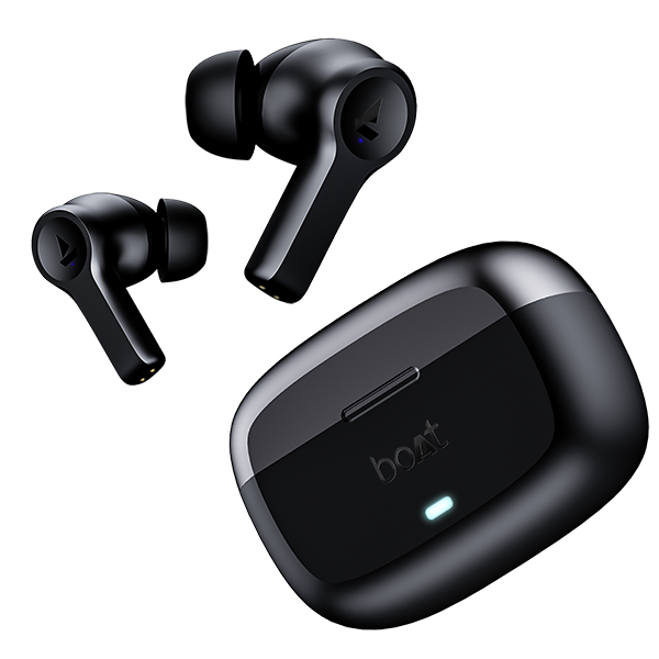 Buy Boat Airdopes Flex 454 Anc Wireless Earbuds With Active Noise Cancellation Up To 32Db Beast Mode 10Mm Drivers Asap Charge Gunmetal Black on EMI