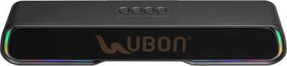 Buy Ubon Bluetooth Speaker With Inbuilt Mic For Calling, Power Beat Sp-8010, Wireless Party Speaker With Up To 4 Hours Playtime, Supports Fm, Usb, Sd Card & Aux, Rgb Lights, Hi-Fi Bass & Music (Black) on EMI