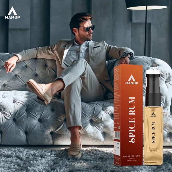 Buy Man-Up Spice Rum Perfume For Men | Eau De Perfume | Premium Long Lasting Fresh, Refreshing & Energising Fragrance Perfume | Celebrating Every Special Occasion - 8ml (Pack of 10) on EMI