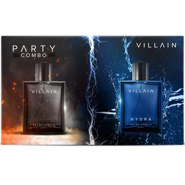 Buy Villain Party Combo (EDP and Hydra Eau De Parfum - 100 ml each) Notes- Woody, Spicy and Fresh on EMI