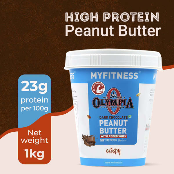 Buy MyFitness Olympia Edition Dark Chocolate Peanut butter Crispy (1kg) on EMI