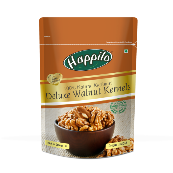 Buy Happilo 100% Natural Deluxe Kashmiri Walnut Kernels (200g) on EMI