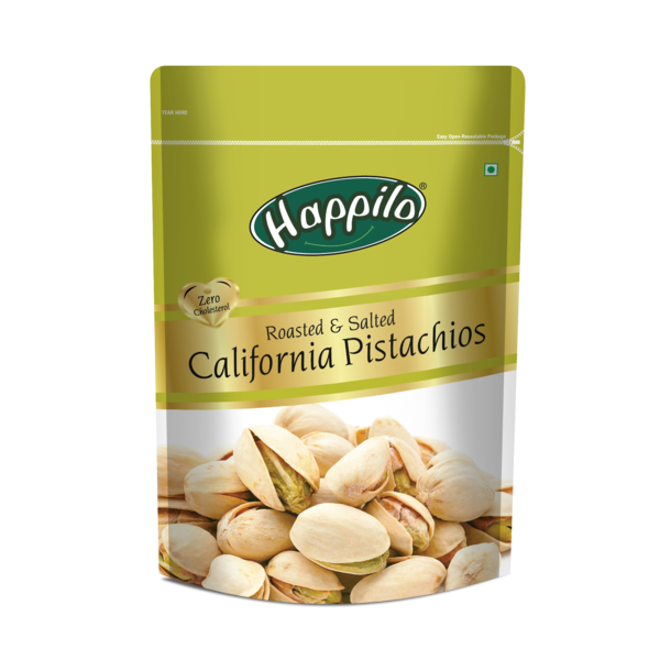 Buy Happilo Freshly Roasted & Salted California Pistachios 200g (Pack of 2) on EMI
