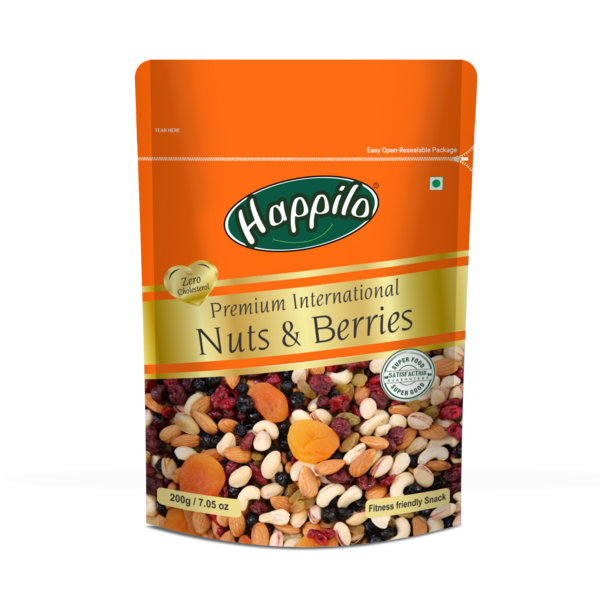 Buy Happilo Healthy & Tasty Premium Nuts and Berries Mix 200g on EMI