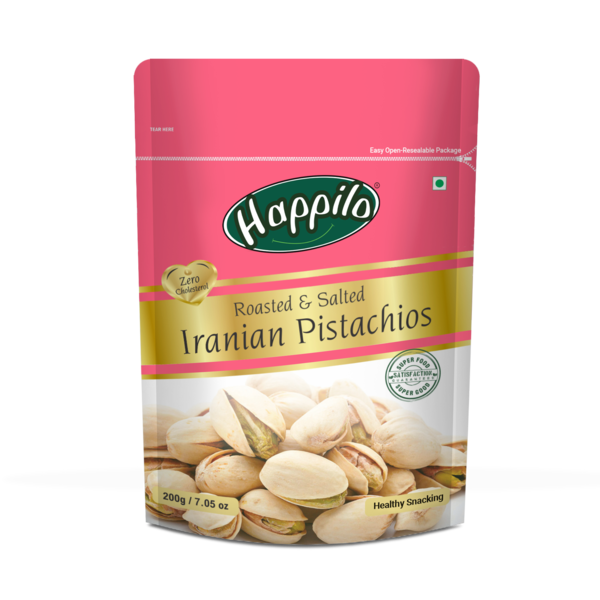 Buy Happilo Premium Roasted & Salted Iranian Pistachios 200g on EMI