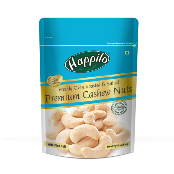 Buy Happilo Roasted & Salted Premium Cashew Nuts 200g (Pack of 2) on EMI