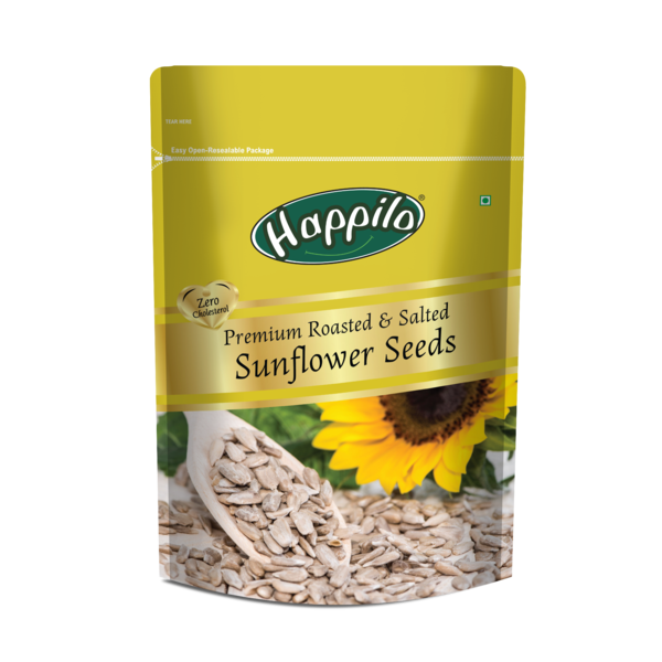 Buy Happilo Oven Roasted & Salted Sunflower Seeds 250g (Pack of 5) on EMI
