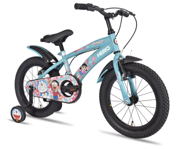 Buy Hero Doraemon Blossom 16T Bicycle for Kids | Green on EMI